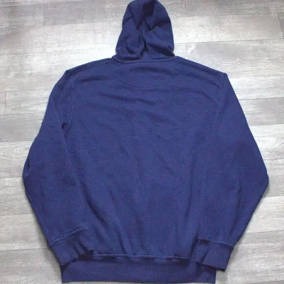 Denver Broncos Football Full Zip Mens NFL Hoodie Size L G-III Blue Stitched - Picture 5 of 5